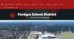 Desktop Screenshot of fordyceschools.org