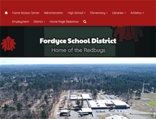 Tablet Screenshot of fordyceschools.org